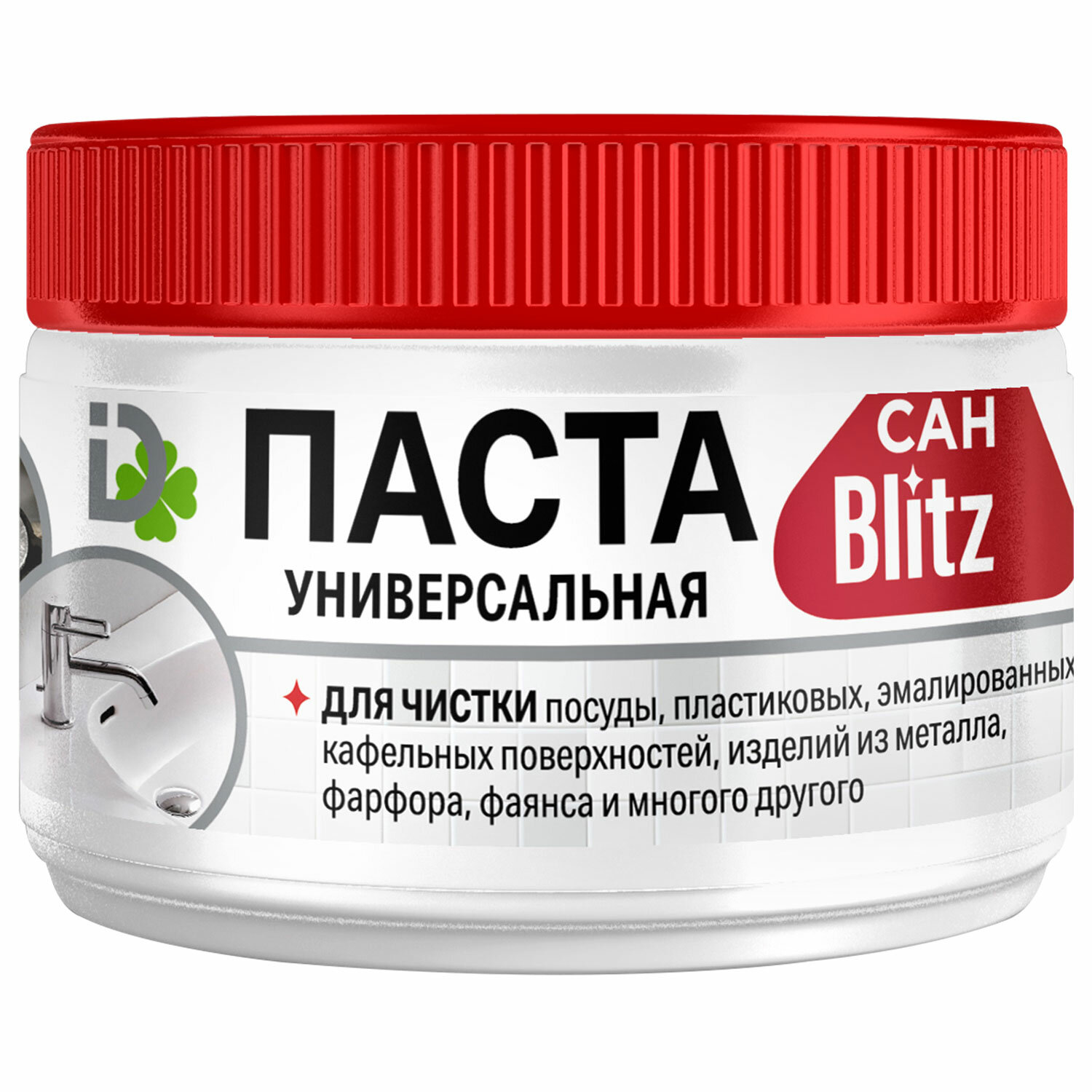 картинка Паста чистящая универсальная 400 г, САН-BLITZ, 2100008 от магазина ДетсадЯр