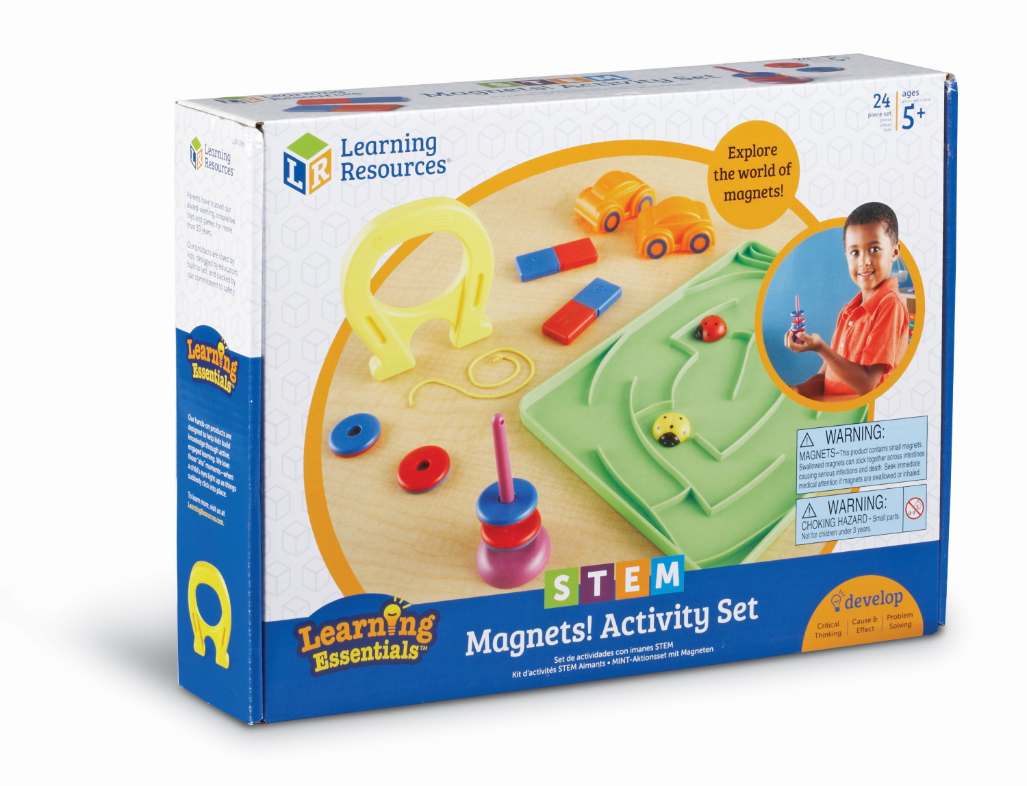 картинка  Развивающая игрушка Магнетизм. СТЕМ (24 элемента) Learning Resources, LER2833 от магазина ДетсадЯр
