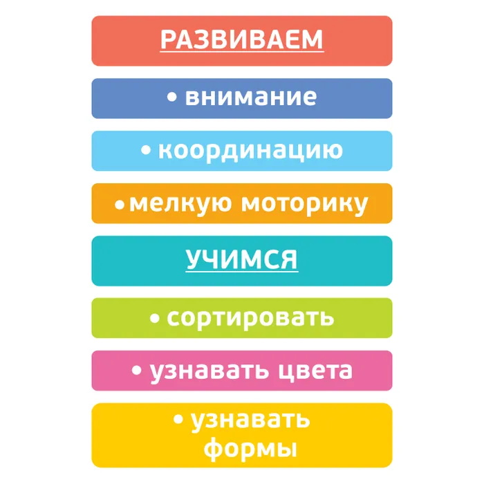 картинка Сортер "Геометрические фигурки" 14 деталей, Томик от магазина ДетсадЯр