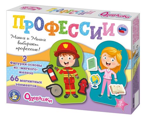 картинка Игра магнитная "Одевашки. Профессии". Серия Магнитные истории, 04112 от магазина ДетсадЯр