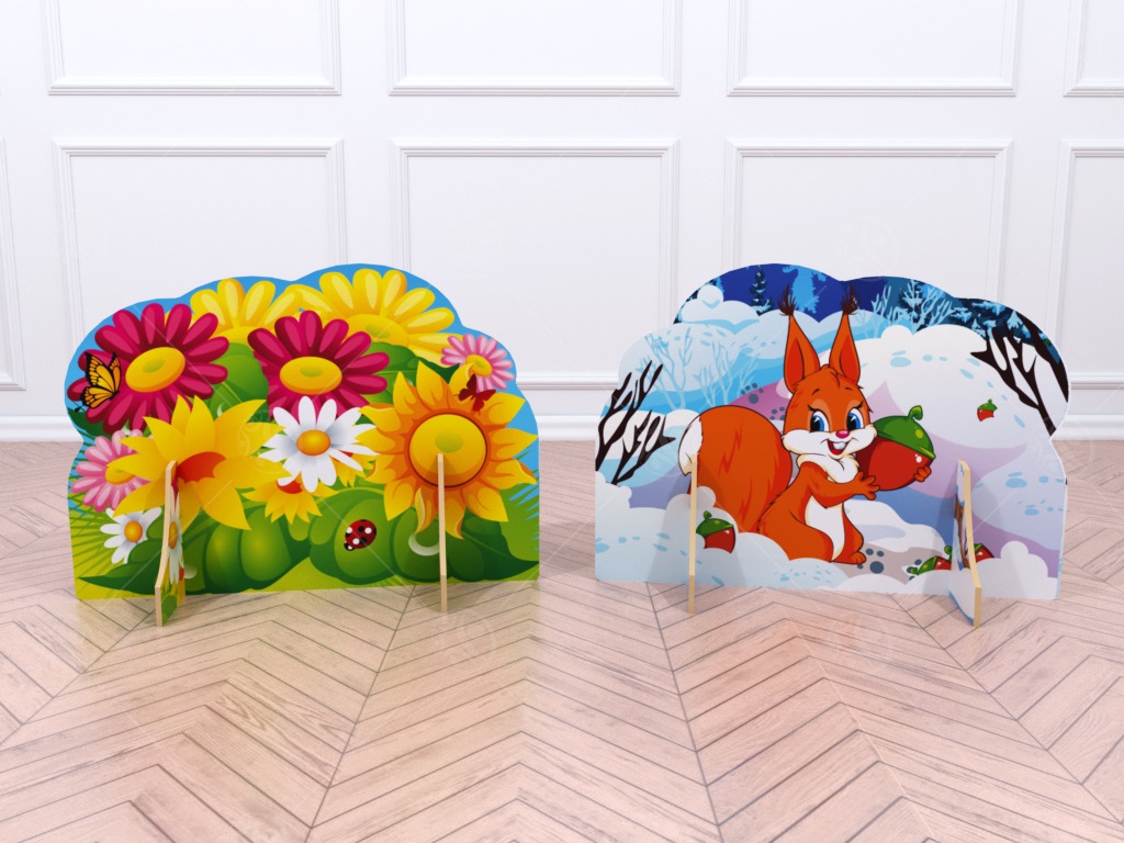 картинка Театральная декорация Клумба (зима-лето), Образовательная среда от магазина ДетсадЯр