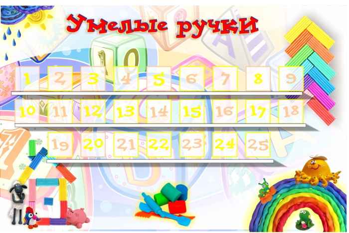 картинка Стенд "Умелые ручки" 100х65 см. (ПС00011) от магазина ДетсадЯр