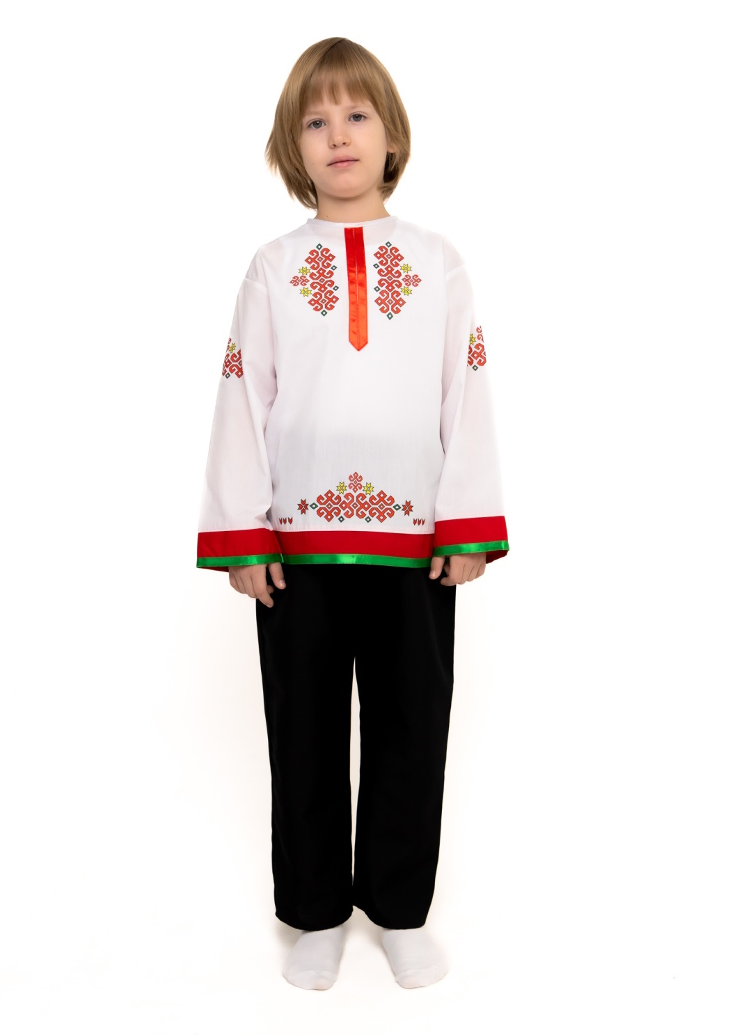 картинка Детский Чувашский народный костюм (мальчик),(штаны, рубаха) МВ от магазина ДетсадЯр