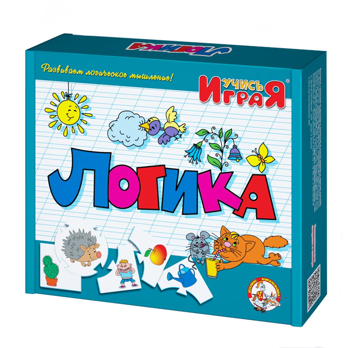 картинка Настольная игра "Логика" из серии "Учись, играя" 00241 от магазина ДетсадЯр