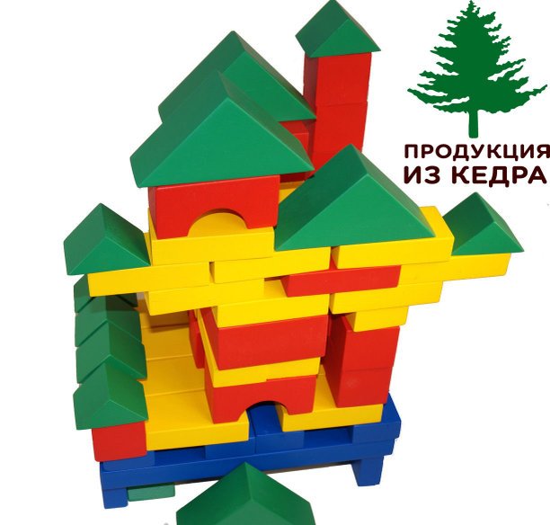 картинка Конструктор настольный Строитель 74 элемента, ФДИБ, КДСн-074 от магазина ДетсадЯр