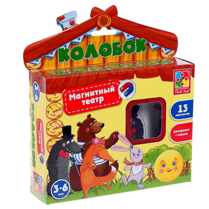 картинка Магнитный театр "Колобок" 3206-09, Vladi Toys  от магазина ДетсадЯр